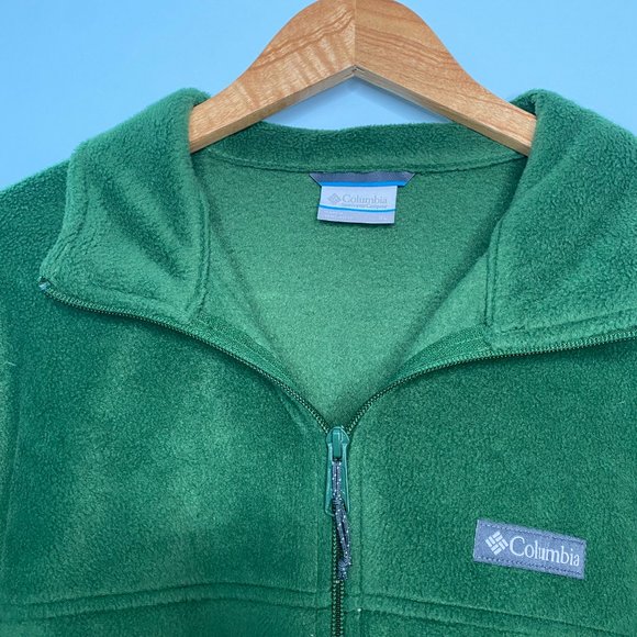 Columbia Granite Mountain Men's Full Zip Fleece Sweatshirt Jacket Green Size XL - Picture 7 of 10